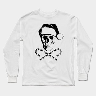 CHRISTMAS HOLIDAY SKULL Long Sleeve T-Shirt